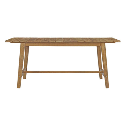 Dorset Outdoor Patio Teak Dining Table by Modway