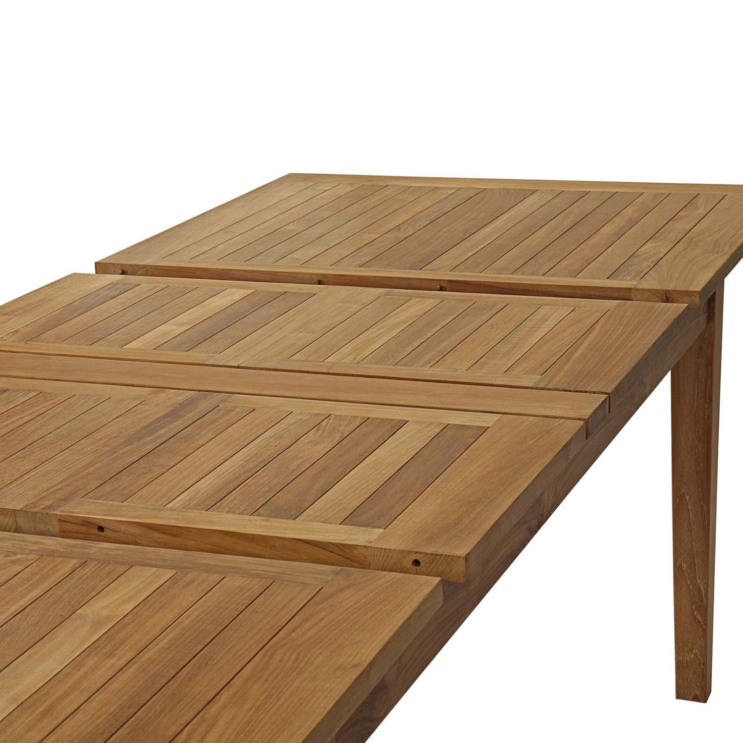 Marina Extendable Outdoor Patio Teak Dining Table by Modway