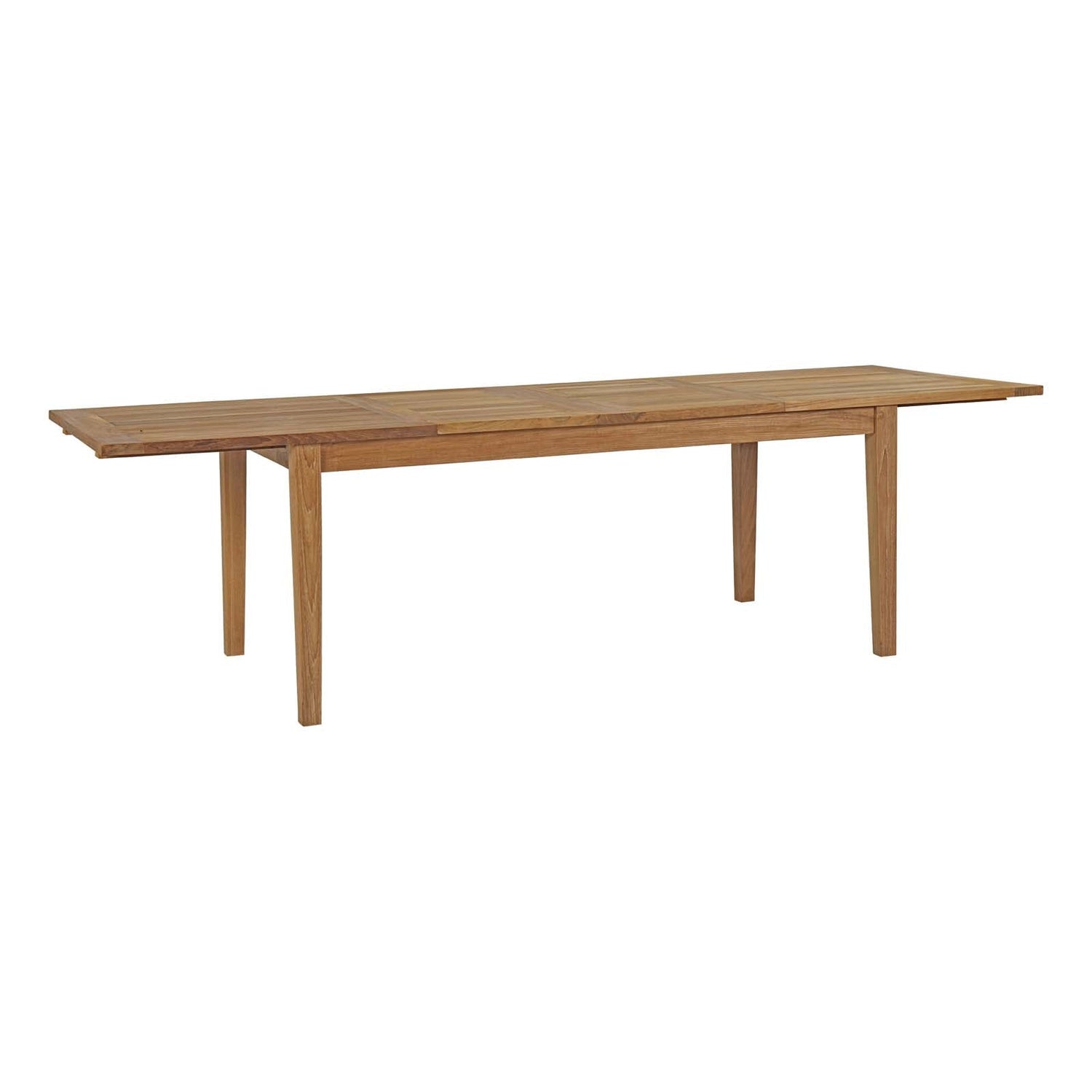 Marina Extendable Outdoor Patio Teak Dining Table by Modway