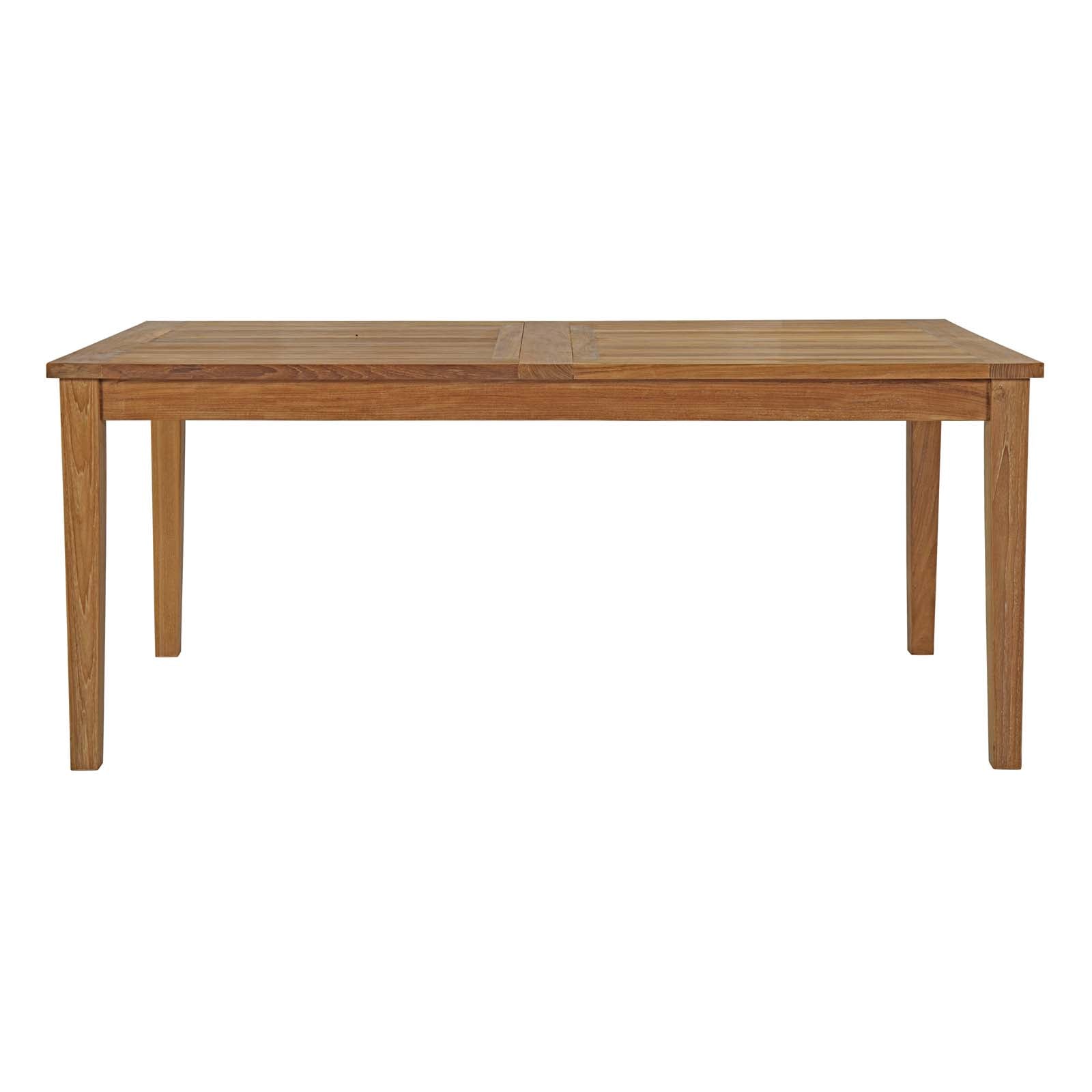 Marina Extendable Outdoor Patio Teak Dining Table by Modway