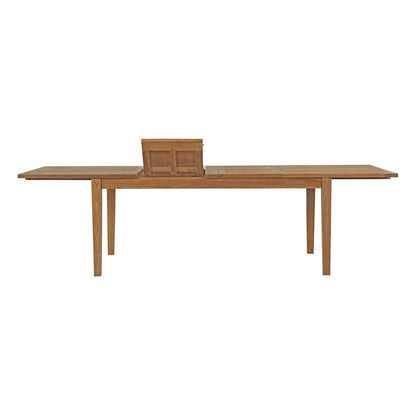 Marina Extendable Outdoor Patio Teak Dining Table by Modway