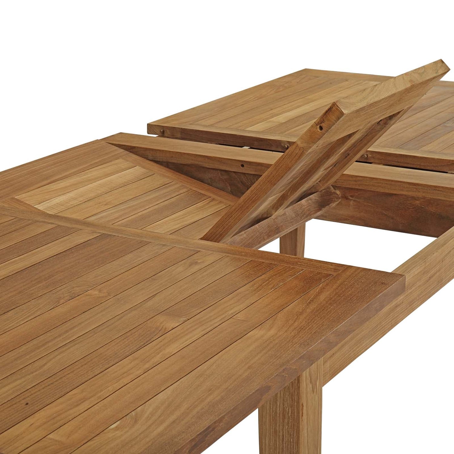 Marina Extendable Outdoor Patio Teak Dining Table by Modway