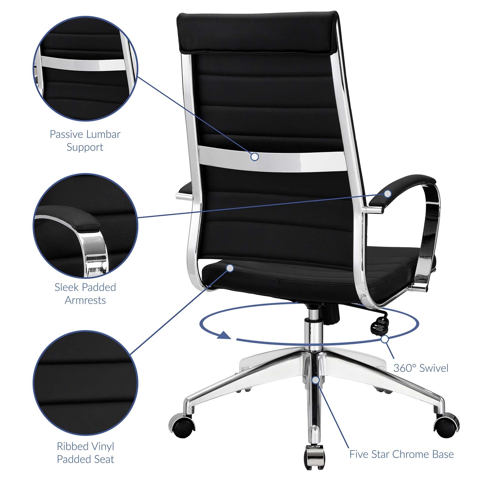 Jive Highback Office Chair By HouseBean