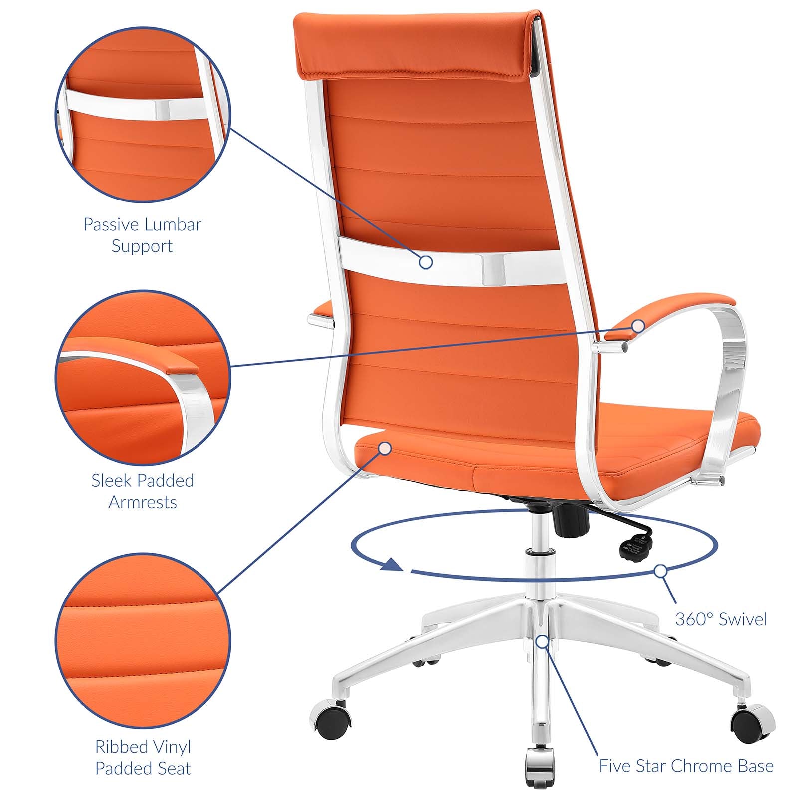 Jive Highback Office Chair By HouseBean