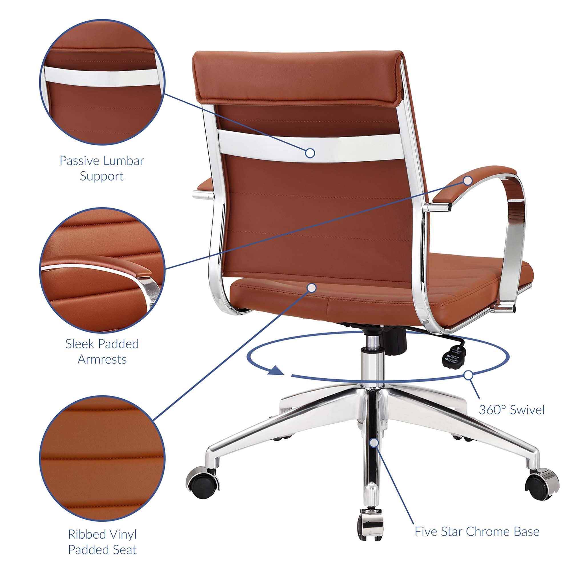 Jive Mid Back Office Chair by Modway