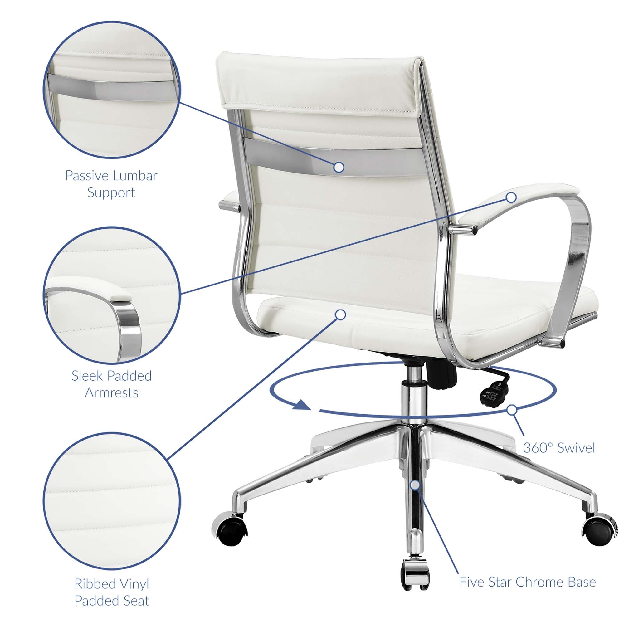 Jive Mid Back Office Chair by Modway