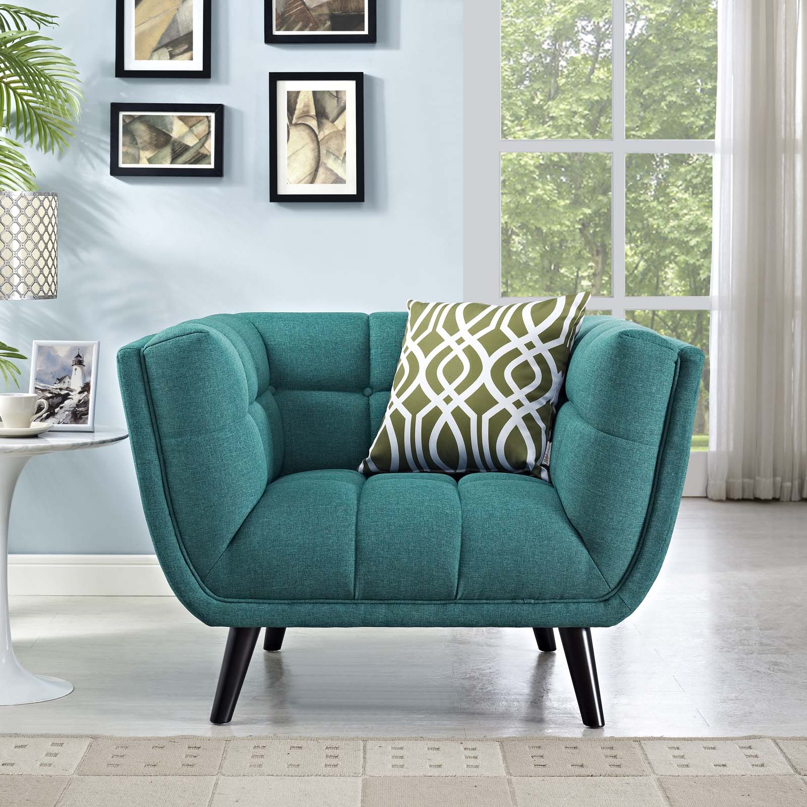 Bestow Upholstered Fabric Armchair By HouseBean