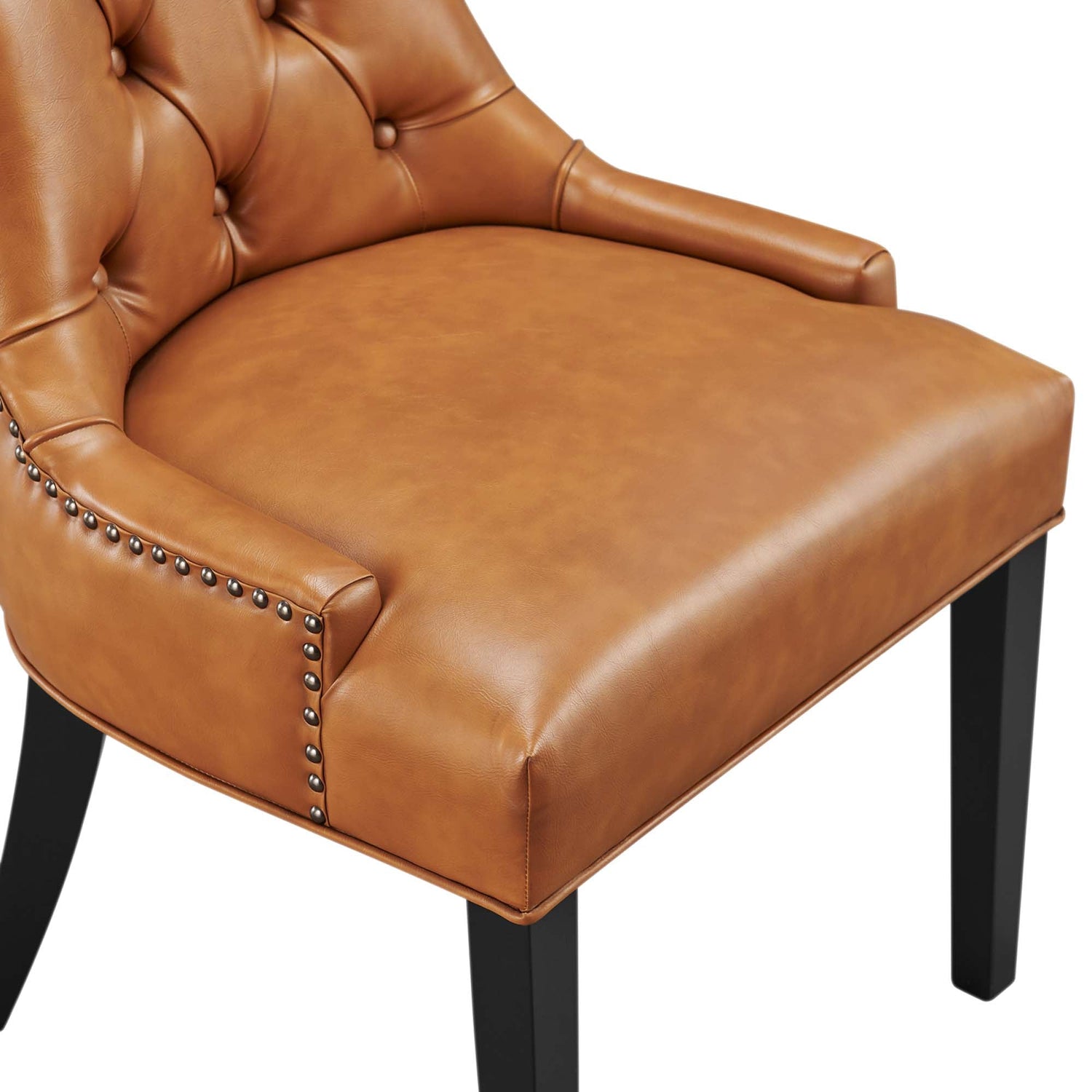 Regent Dining Side Chair Vinyl Set of 2 by Modway