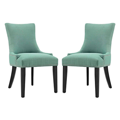 Marquis Dining Side Chair Fabric Set of 2 By HouseBean