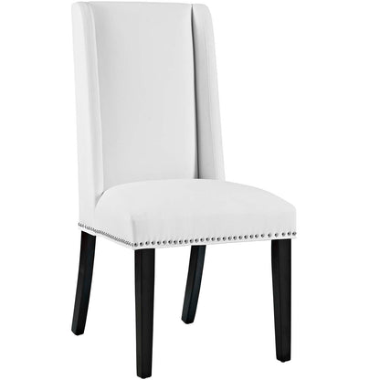 Baron Dining Chair Vinyl Set of 2 by Modway