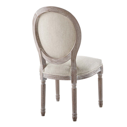 Arise Vintage French Upholstered Fabric Dining Side Chair by Modway
