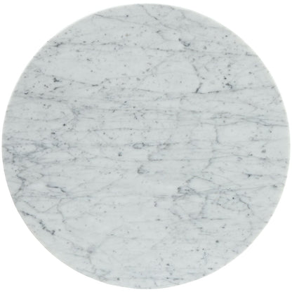 Lippa 20&quot; Round Marble Side Table by Modway