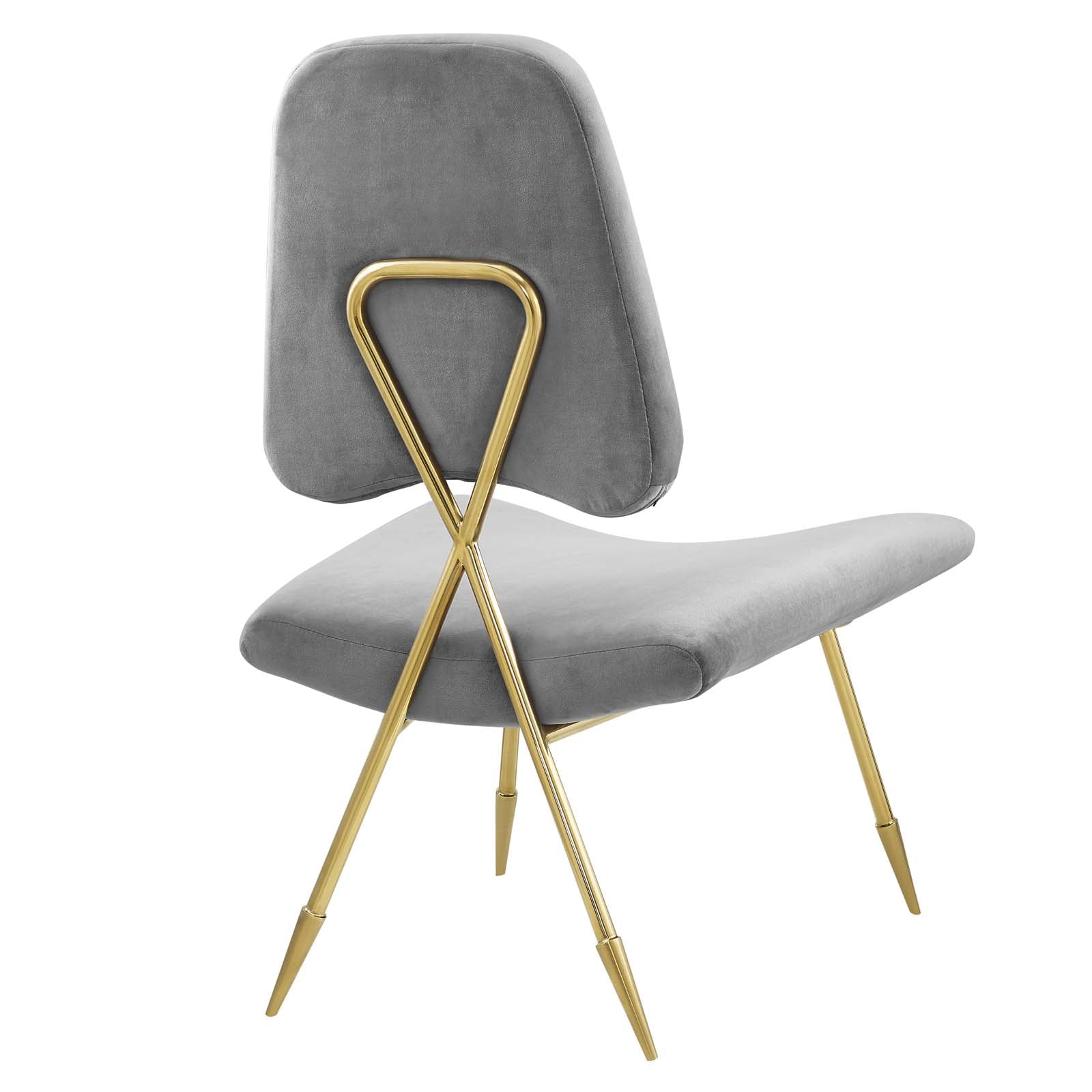 Ponder Performance Velvet Lounge Chair By HouseBean