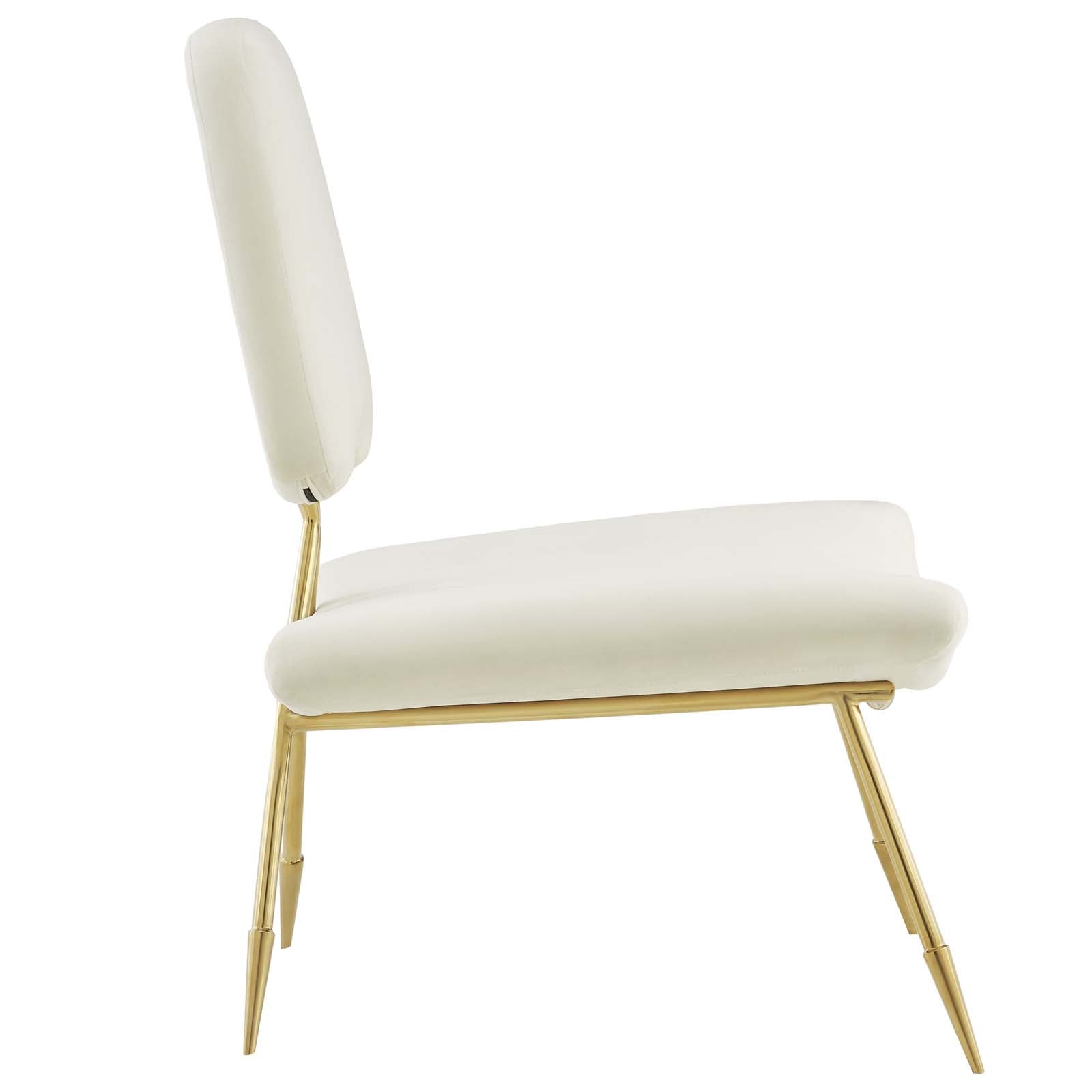 Ponder Performance Velvet Lounge Chair By HouseBean