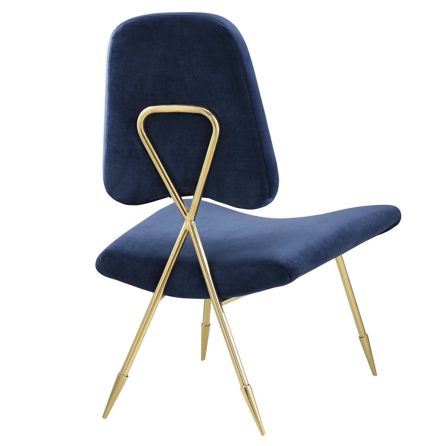 Ponder Performance Velvet Lounge Chair By HouseBean