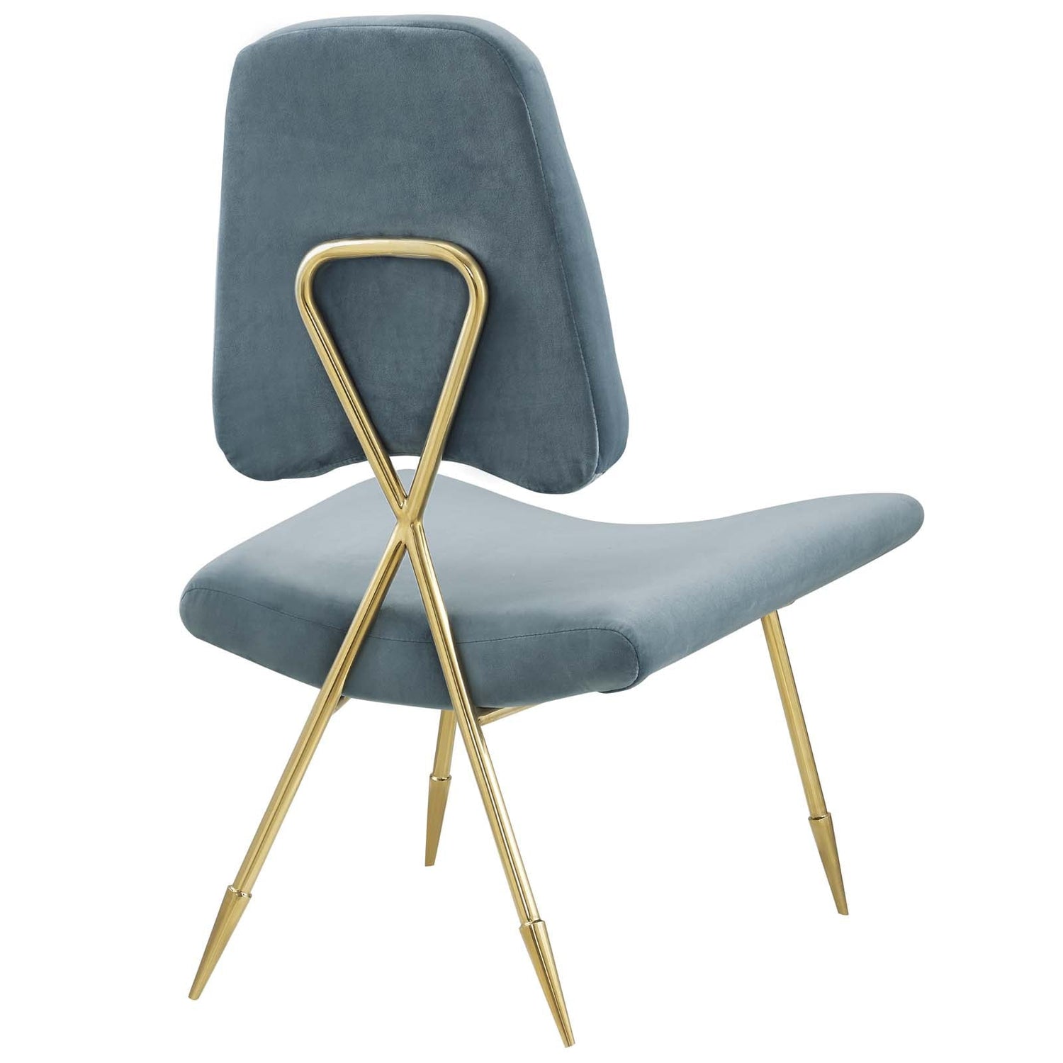 Ponder Performance Velvet Lounge Chair By HouseBean