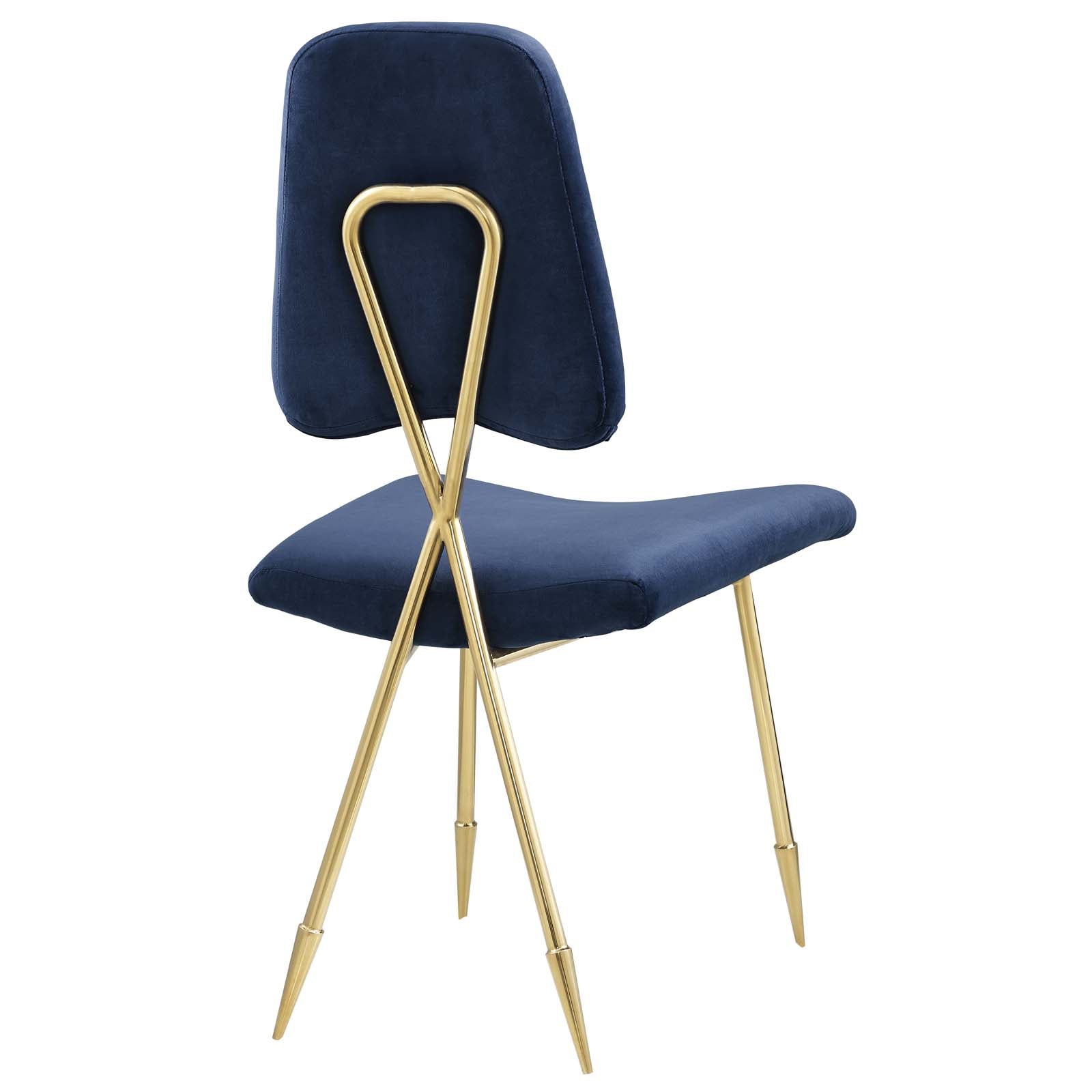 Ponder Performance Velvet Dining Side Chair by Modway