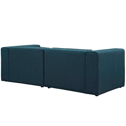 Mingle 2 Piece Upholstered Fabric Sectional Sofa Set by Modway