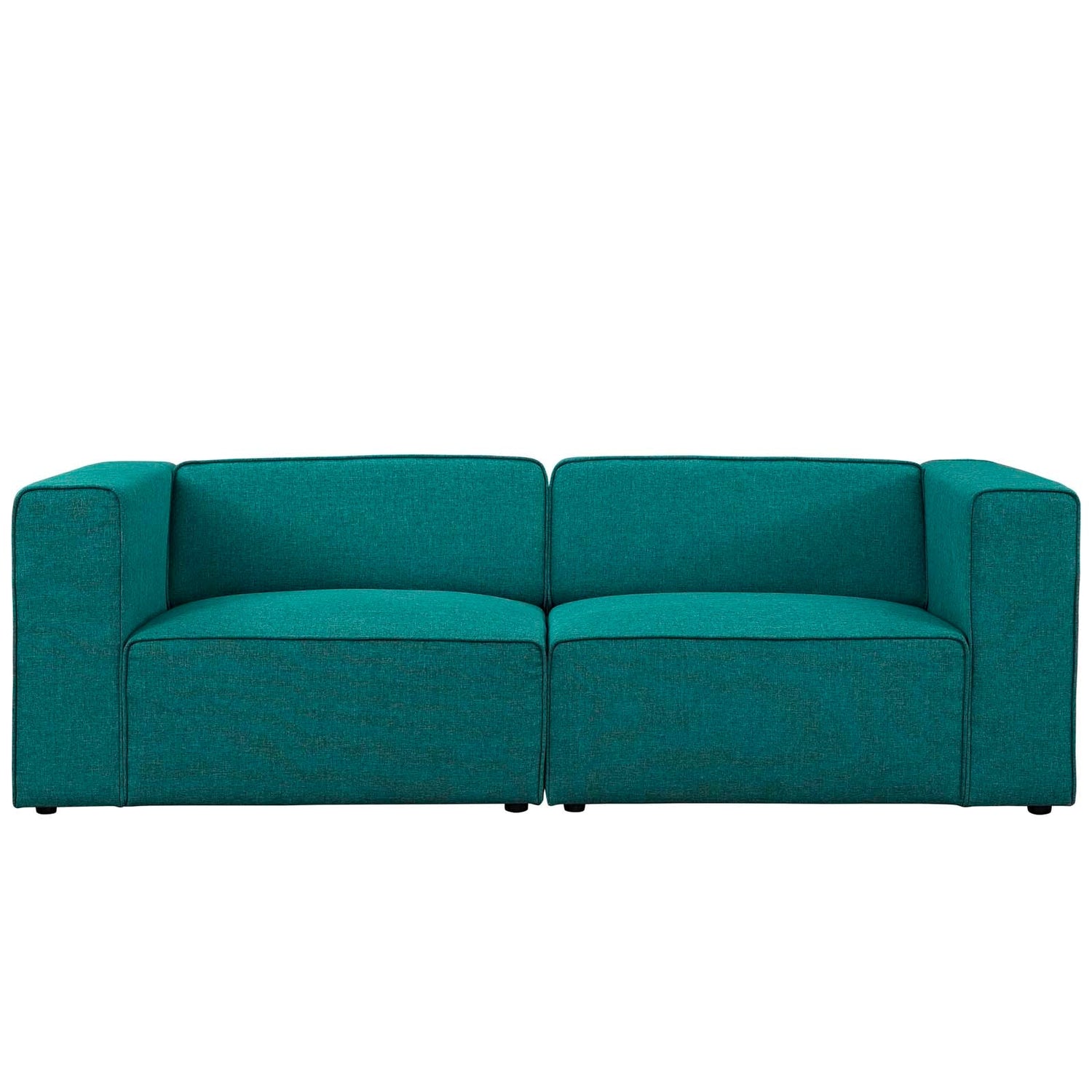 Mingle 2 Piece Upholstered Fabric Sectional Sofa Set by Modway