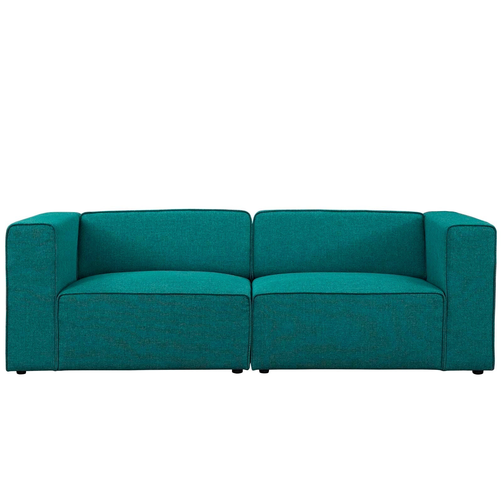 Mingle 2 Piece Upholstered Fabric Sectional Sofa Set by Modway