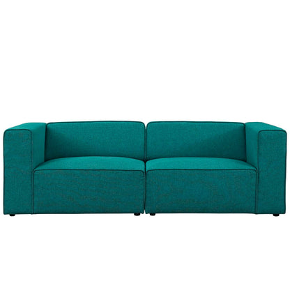 Mingle 2 Piece Upholstered Fabric Sectional Sofa Set by Modway