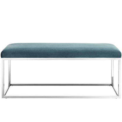 Anticipate Performance Velvet Bench By HouseBean