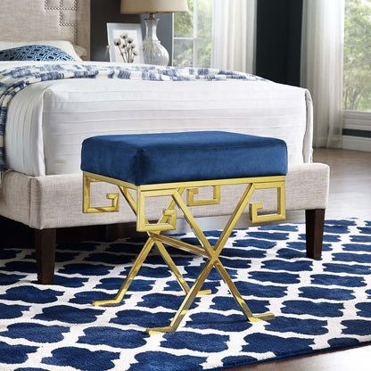 Twist Performance Velvet Bench by Modway