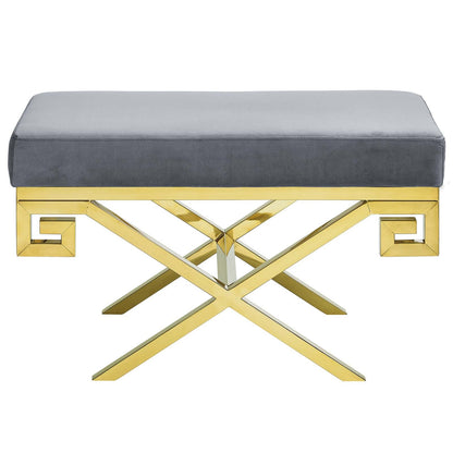 Rove Velvet Performance Velvet Bench By HouseBean