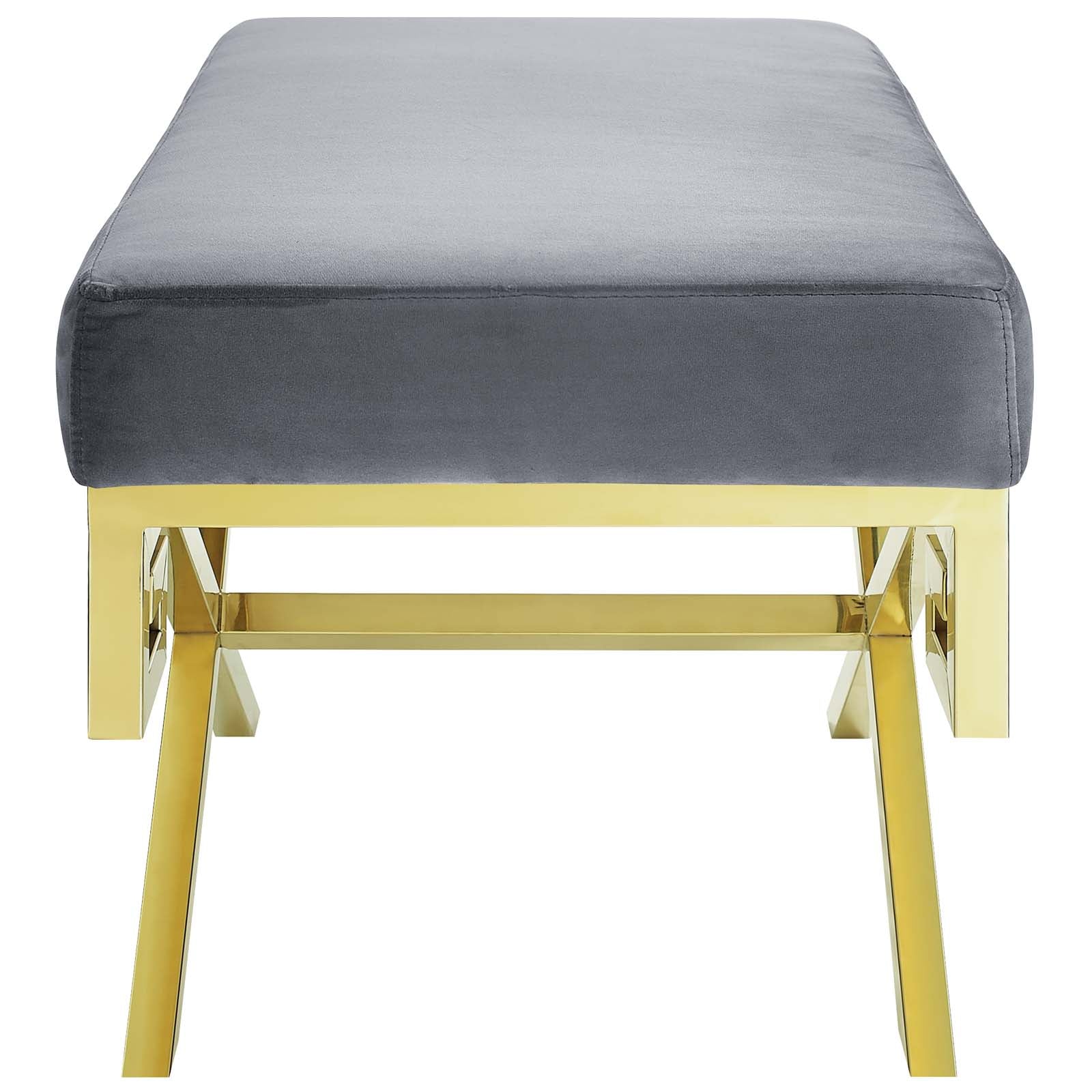 Rove Velvet Performance Velvet Bench By HouseBean