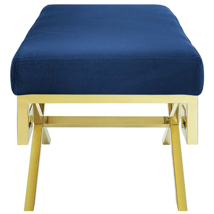 Rove Velvet Performance Velvet Bench By HouseBean