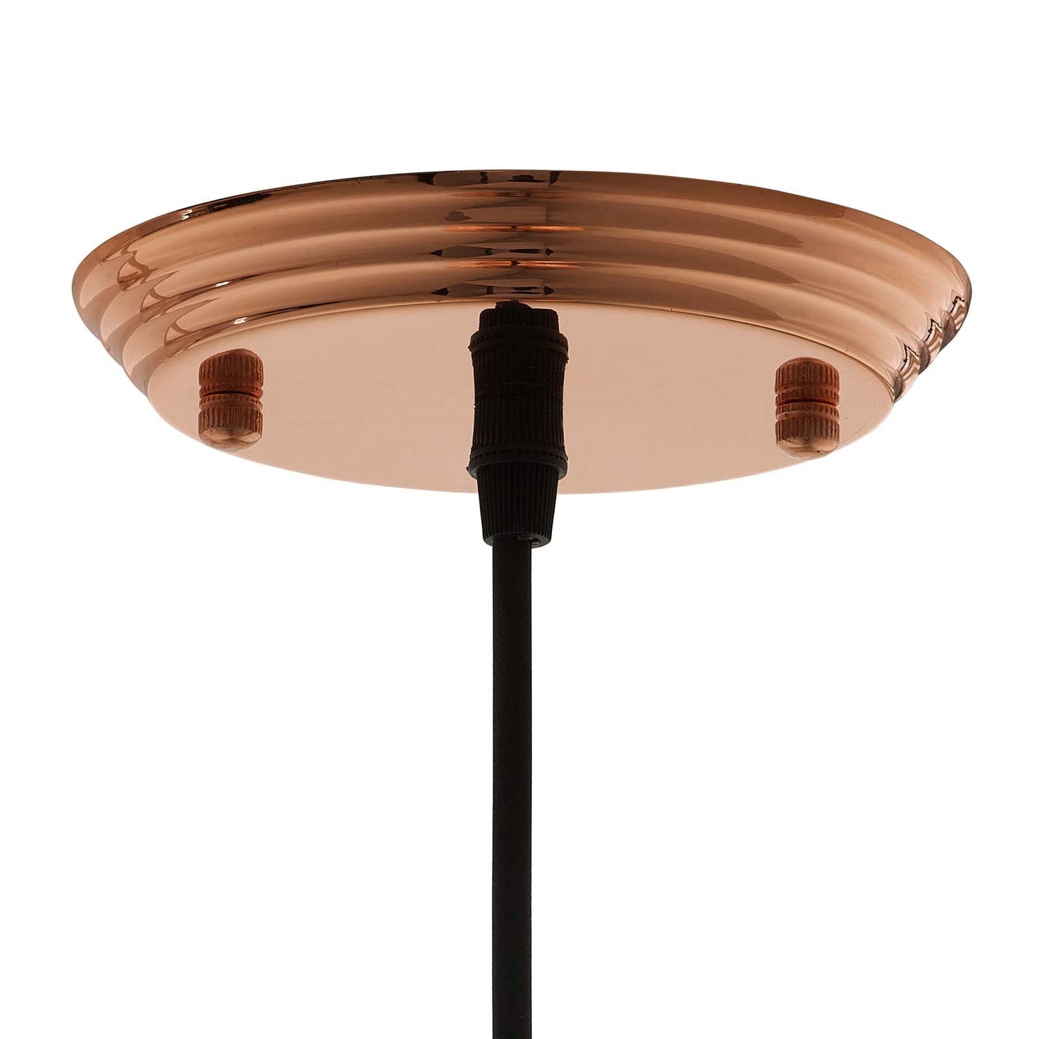 Dimple 10&quot; Half-Sphere Rose Gold Pendant Light By HouseBean