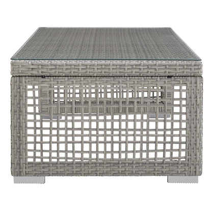 Aura Rattan Outdoor Patio Coffee Table By HouseBean