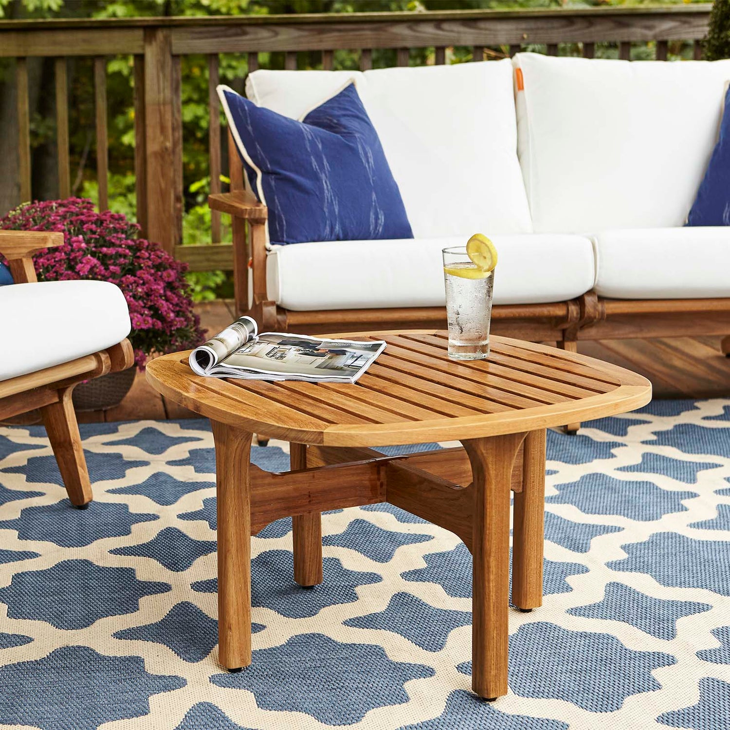 Saratoga Outdoor Patio Teak Coffee Table by Modway