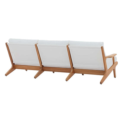 Saratoga Outdoor Patio Premium Grade A Teak Wood Sofa by Modway
