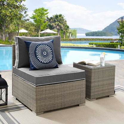 Repose Outdoor Patio Armless Chair By HouseBean