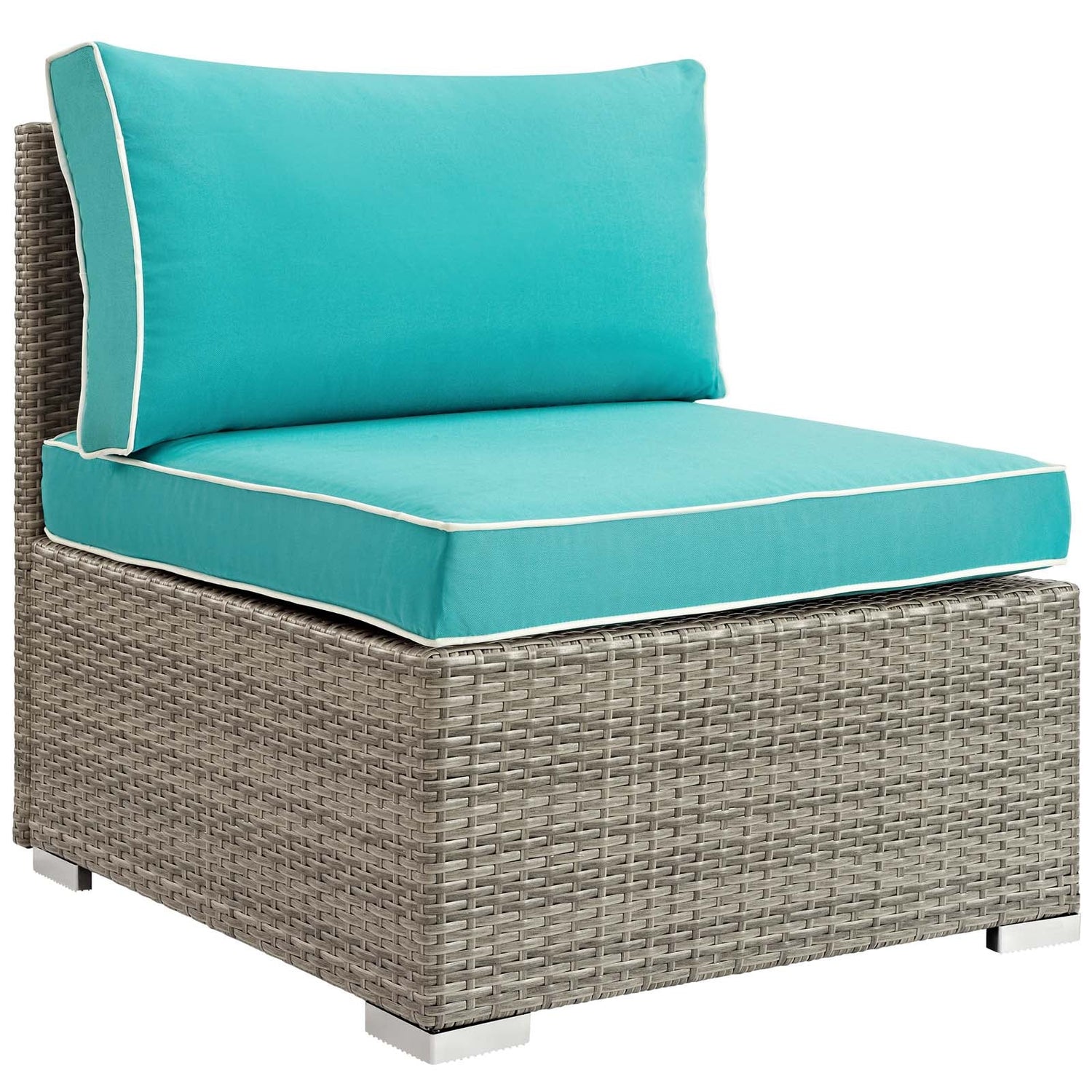 Repose Outdoor Patio Armless Chair By HouseBean