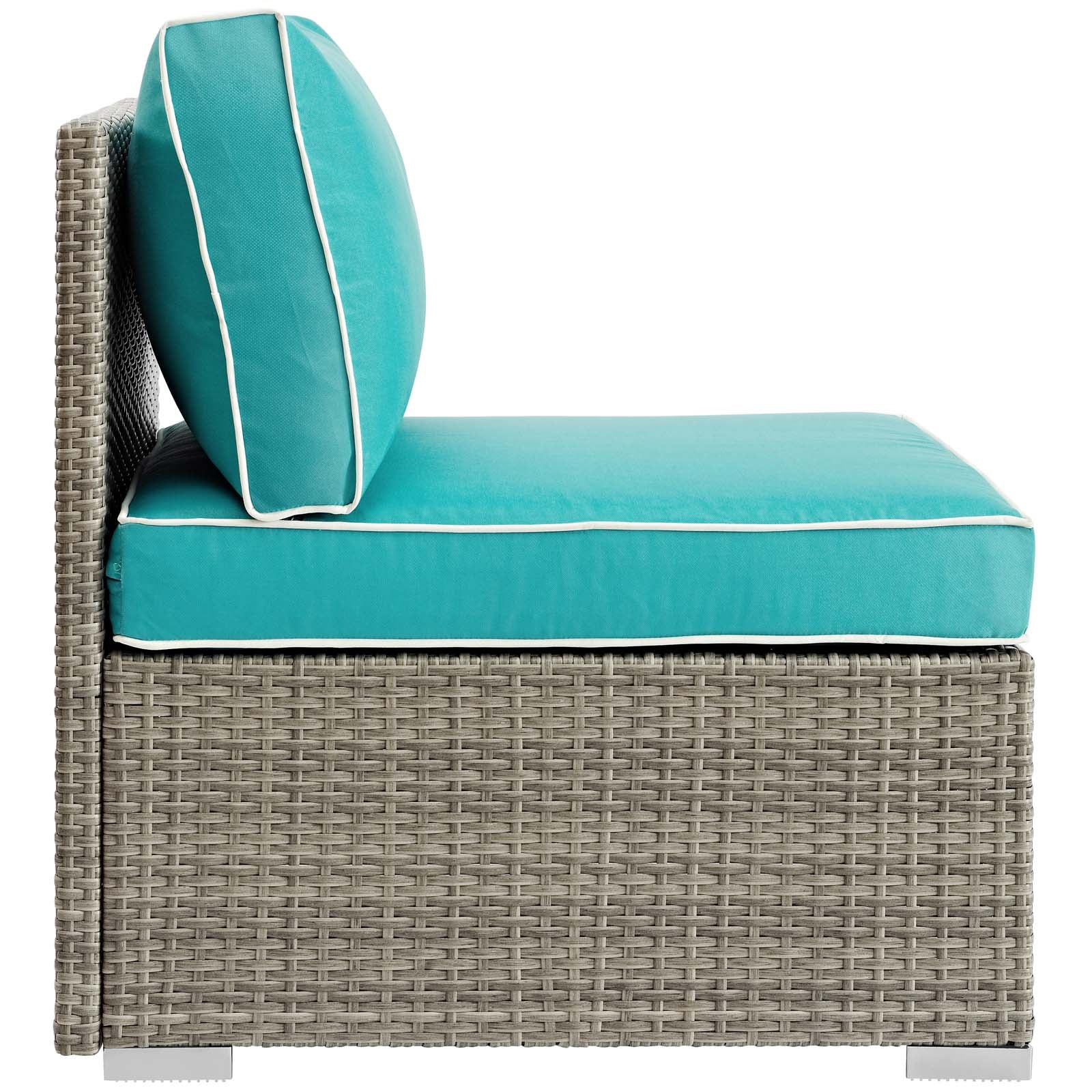 Repose Outdoor Patio Armless Chair By HouseBean