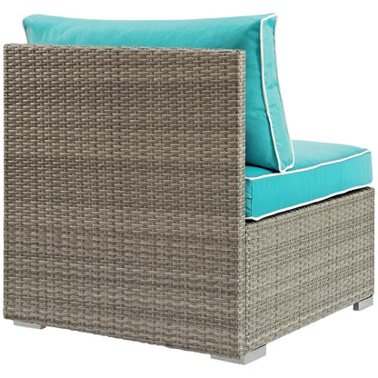 Repose Outdoor Patio Armless Chair By HouseBean