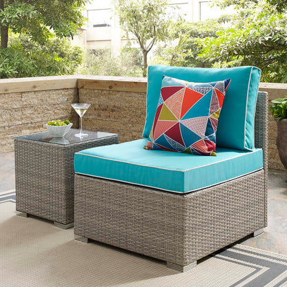 Repose Outdoor Patio Armless Chair By HouseBean