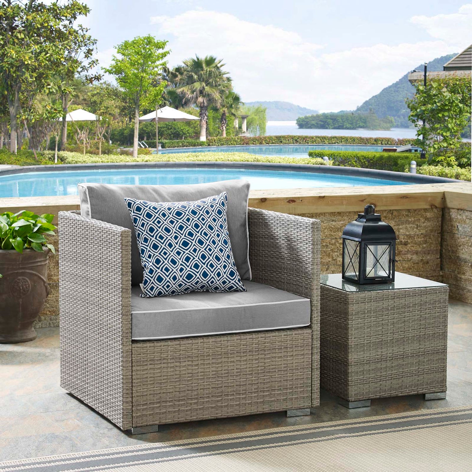 Repose Outdoor Patio Armchair By HouseBean