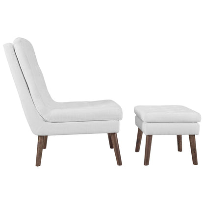Modify Upholstered Lounge Chair and Ottoman by Modway