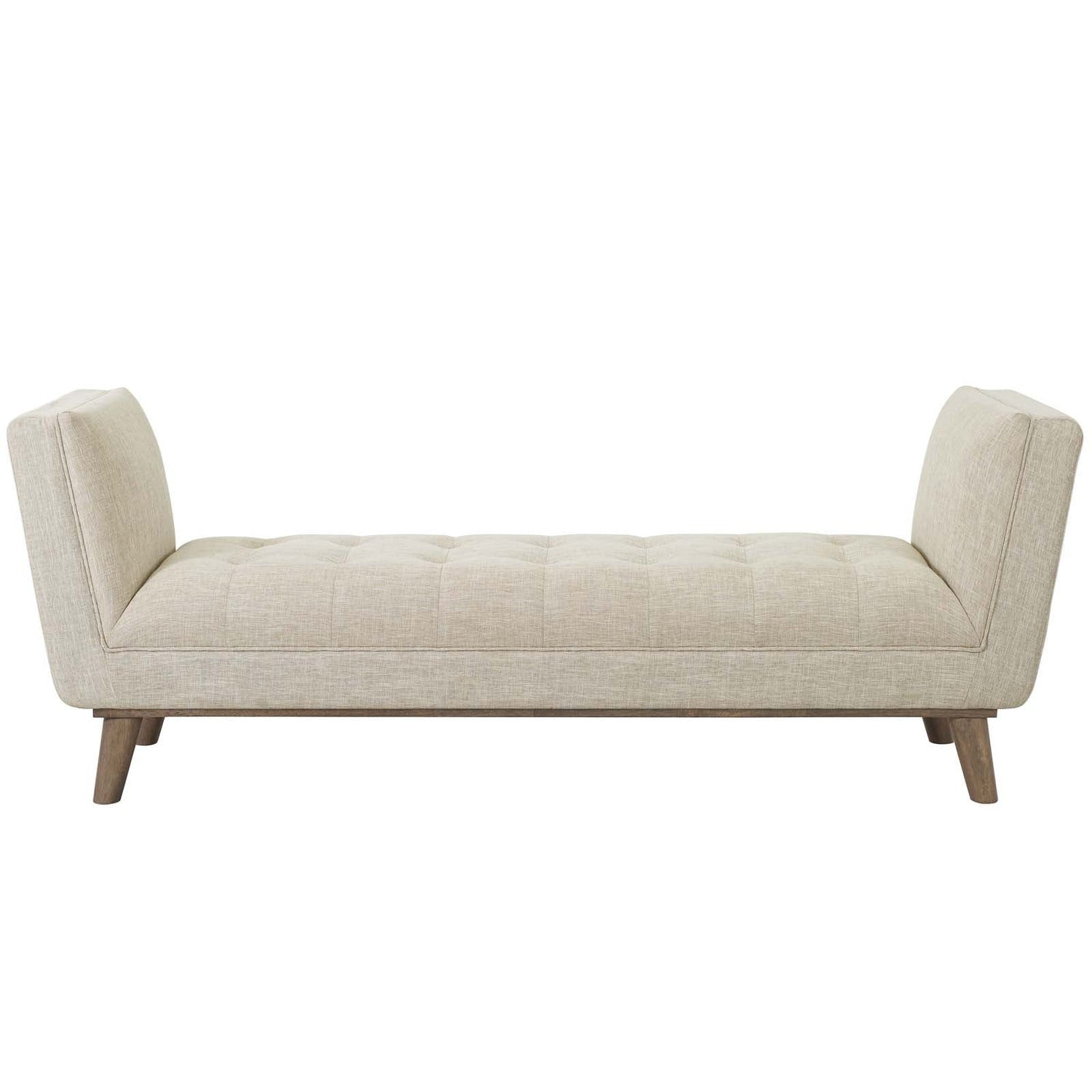 Haven Tufted Button Upholstered Fabric Accent Bench By HouseBean