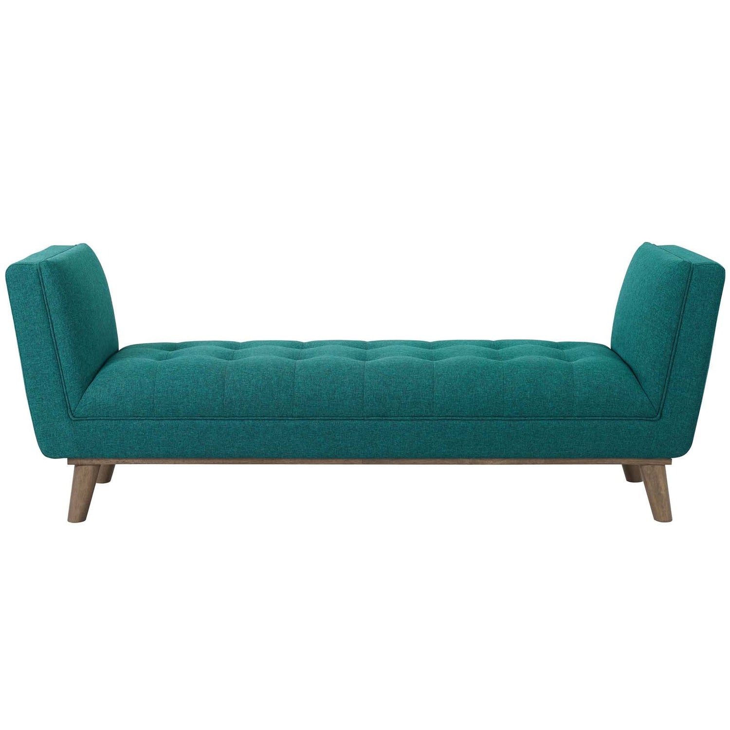 Haven Tufted Button Upholstered Fabric Accent Bench By HouseBean