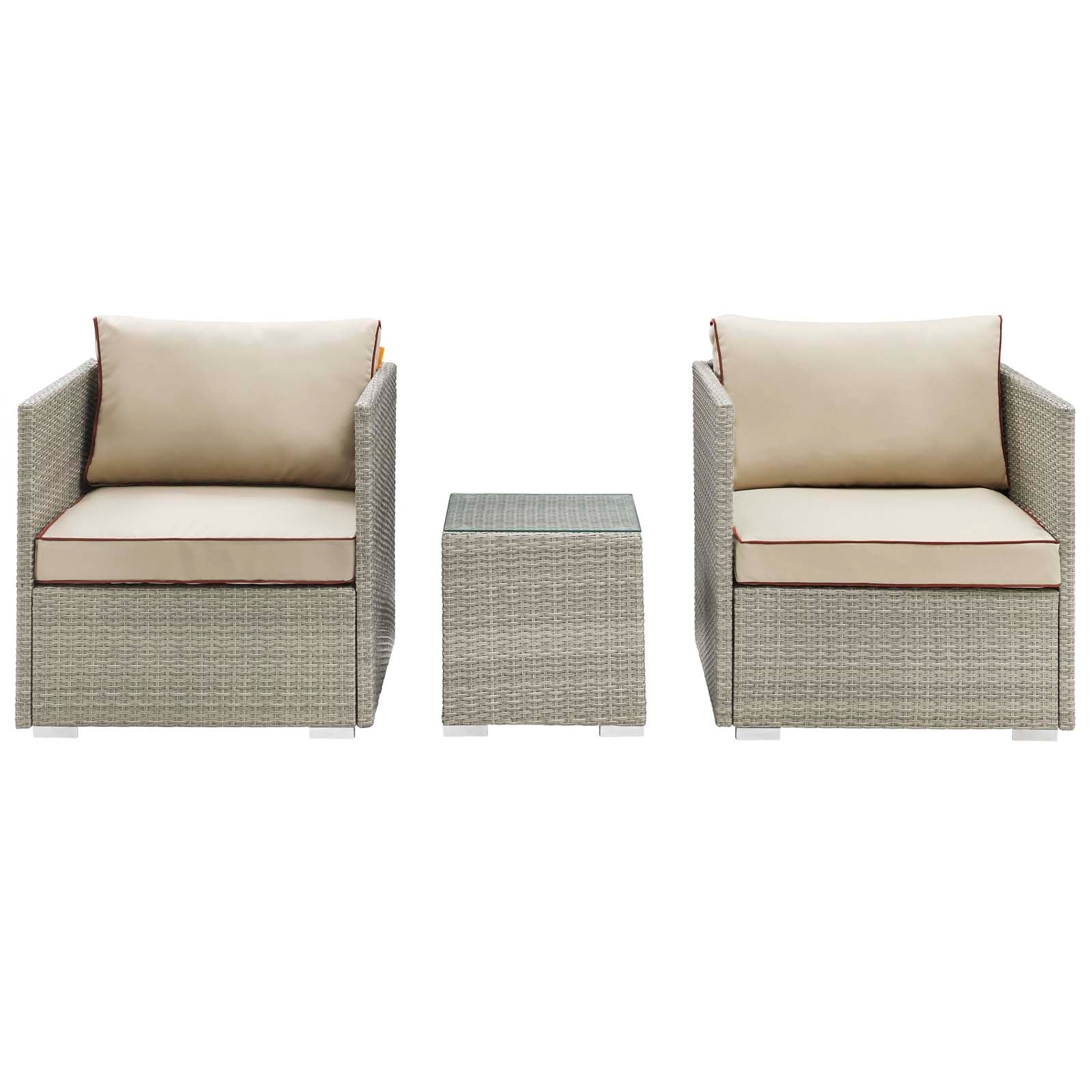 Repose 3 Piece Outdoor Patio Sectional Set by Modway