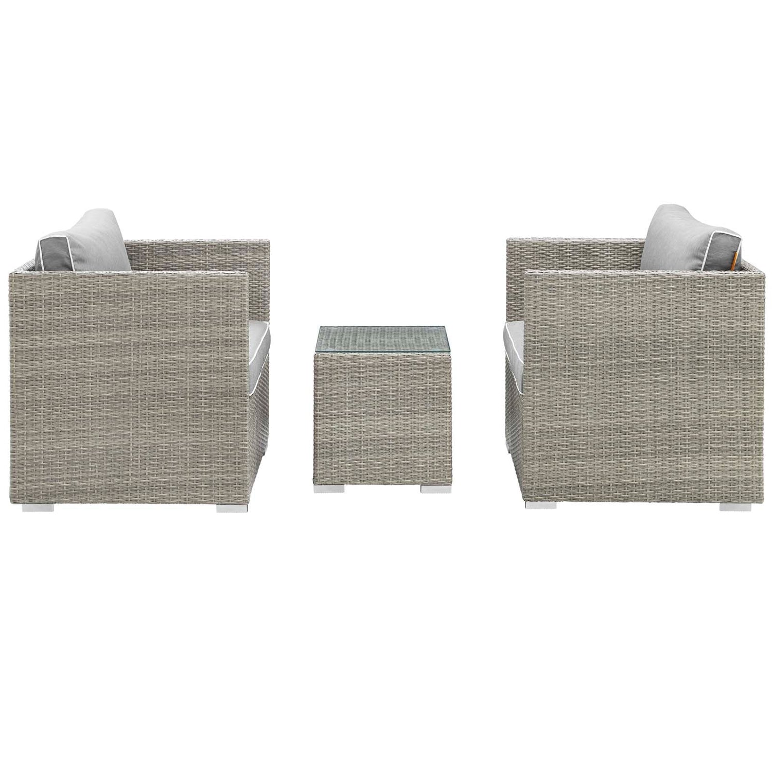 Repose 3 Piece Outdoor Patio Sectional Set by Modway