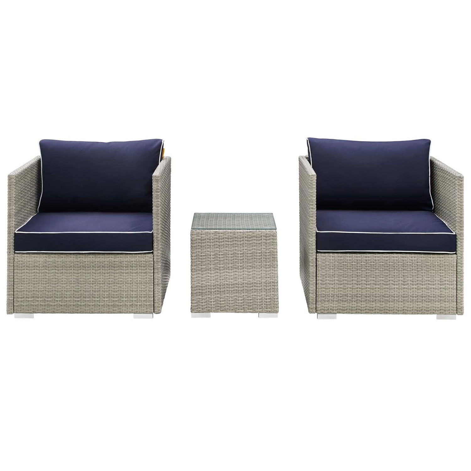 Repose 3 Piece Outdoor Patio Sectional Set by Modway