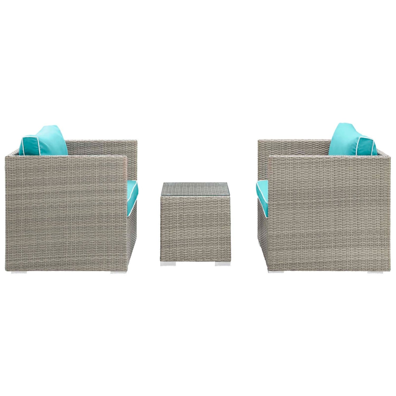 Repose 3 Piece Outdoor Patio Sectional Set by Modway