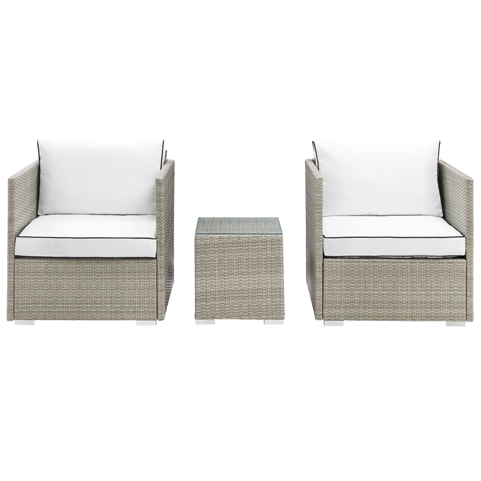 Repose 3 Piece Outdoor Patio Sectional Set by Modway