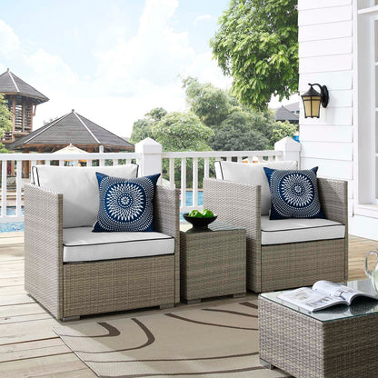 Repose 3 Piece Outdoor Patio Sectional Set by Modway