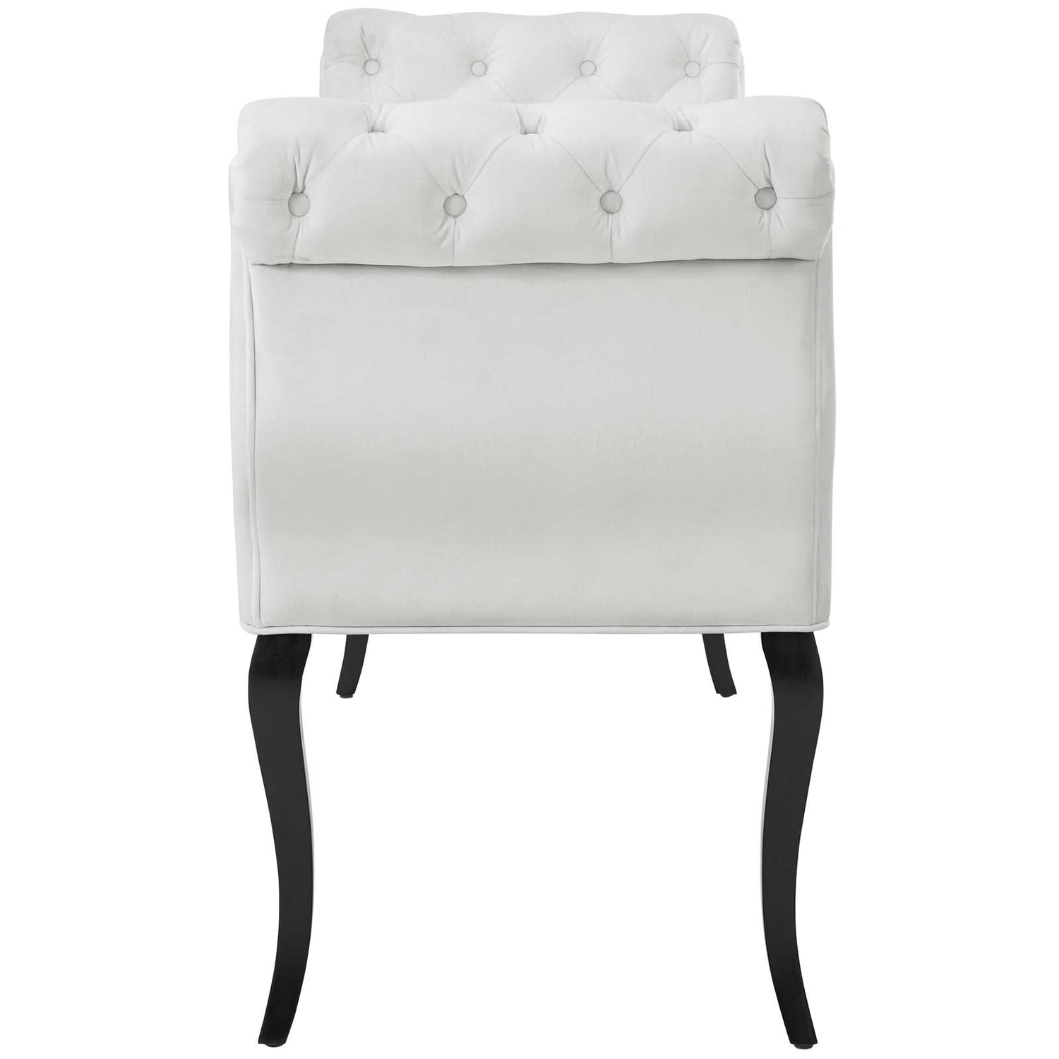 Adelia Chesterfield Style Button Tufted Performance Velvet Bench By HouseBean